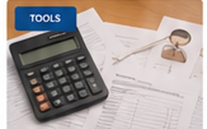 Business calculator and import paperwork